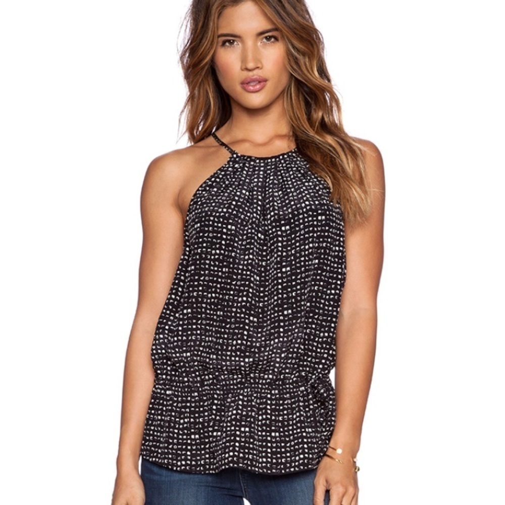 Joie Tveen Tank Top Silk Black